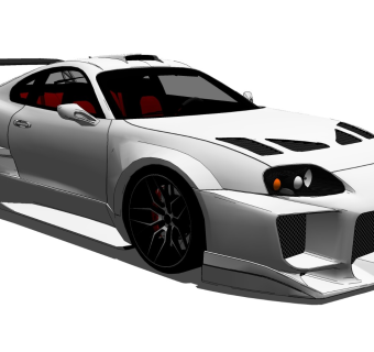 超精细汽车模型 丰田 Toyota Supra